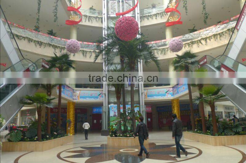 artificial palm tree with brown bark fiberglass tree sale fake tree outdoor decoration