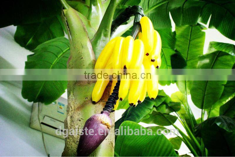 Y8463-15-1LS( 2014 hot sale Factory direct Extra large banana trees for hotel decoration )