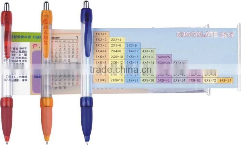 Advertising retractable banner pen