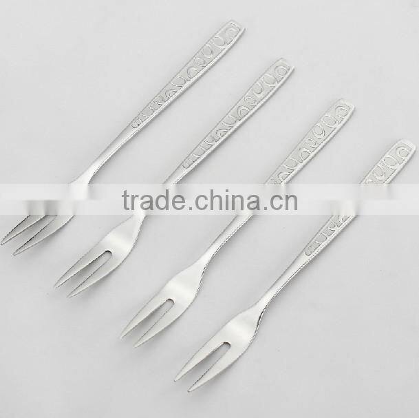 high quality stainless steel fruit fork/cocktail fork