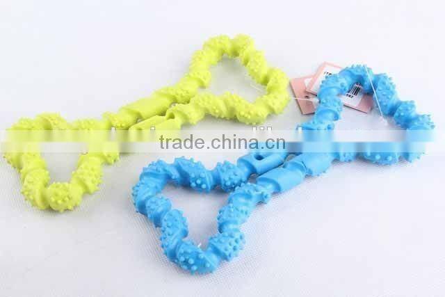 TPR pet toy in bone shape / dog toy