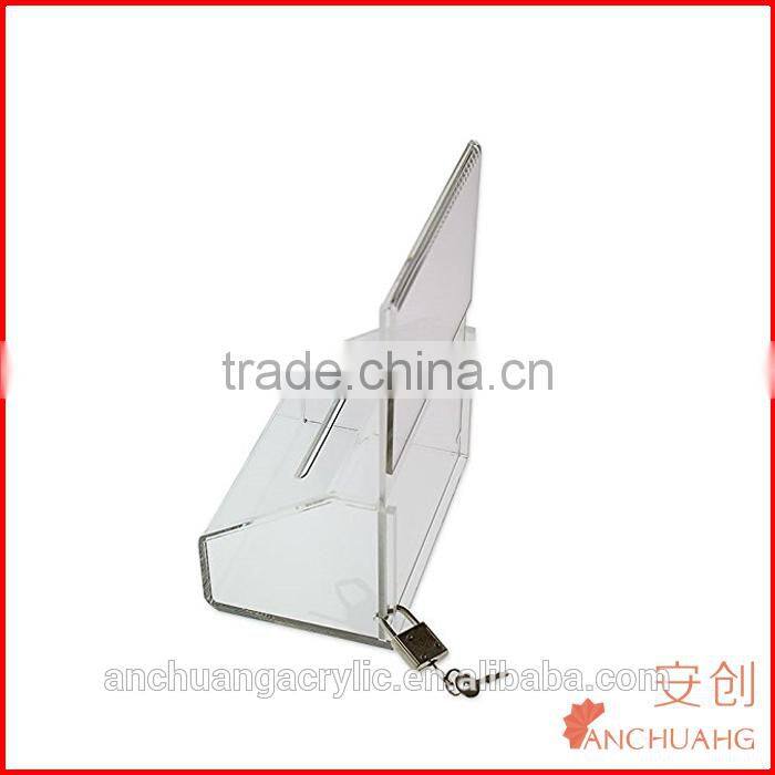 Large Acrylic Mail Box Collection/Donation Boxes with Key