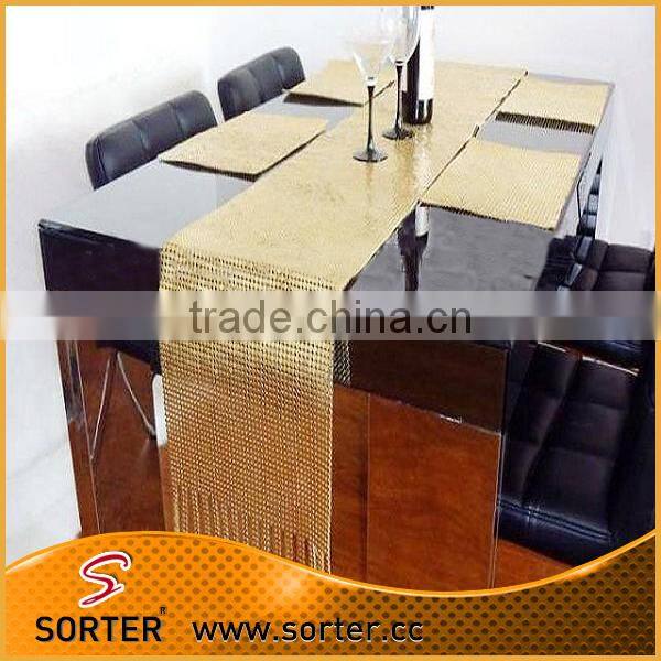 2017 New Arrival Woven Metallic Sequin Fabric