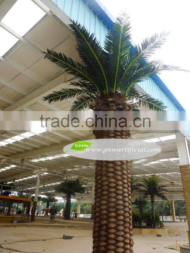 GNW APM015 decorative artificial royal palm tree 5m high for outdoor landscape decoration