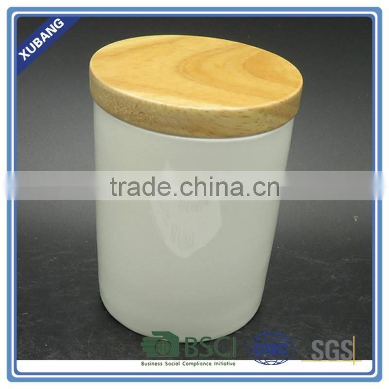 Heat Resistant White Ceramic Jar with bamboo lids