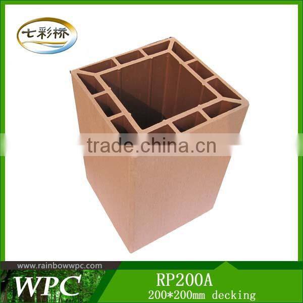 Hot sell !Water proof (Wood plastic composite) wpc handrail for outdoor steps/garden handrail/stair