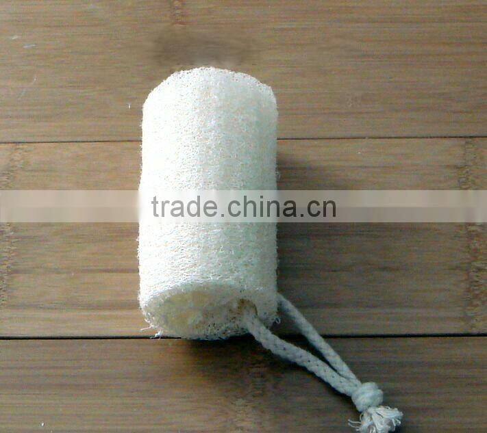 Natural 5 bleached loofah with rope
