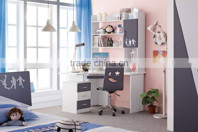 RD16 boys& girls white bedroom set wooden children bunk bed set kid's funny furniture