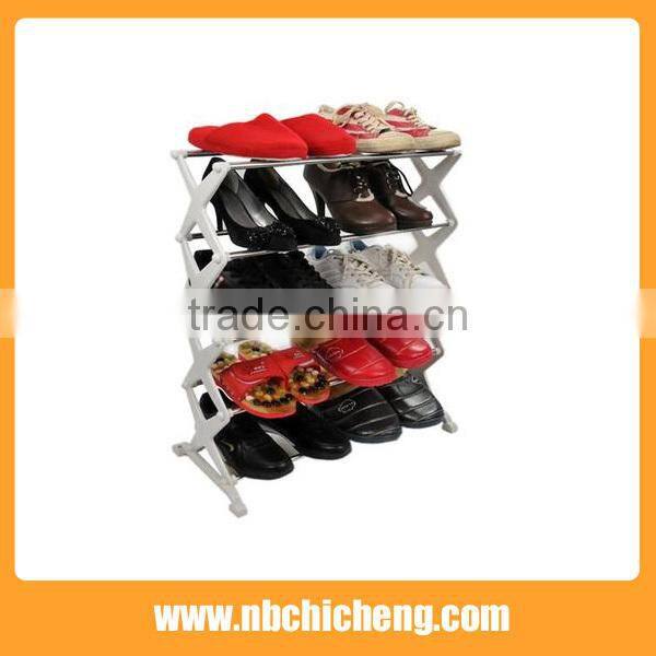 Stainless steel shoe rack plastic shoe rack steel shoe rack