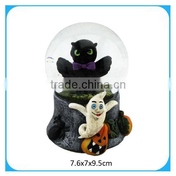 resin halloween water globe