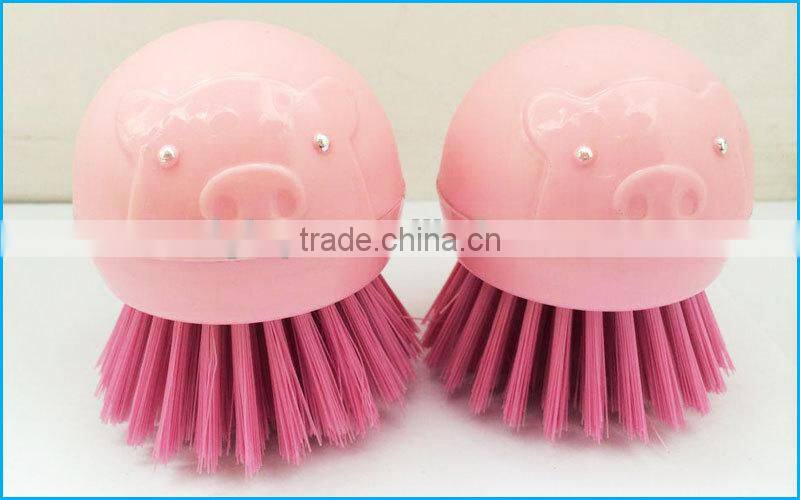 Plastic cartoon dish brush pot brush kitchen brush