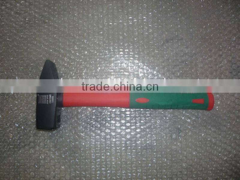 goodquality TUV/GS 0.1-2KG British type machinist hammers with colour plastic-coating/half plastic-coating/wooden/steel handle&
