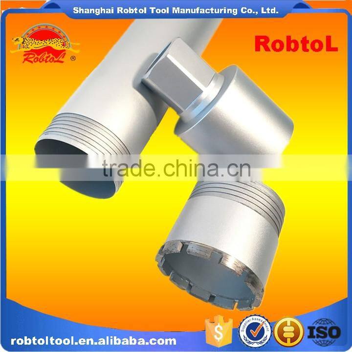 5" Three Section Concrete Diamond Core Drill Bits Hole Saw Masonry Asphalt Cement Brick Block