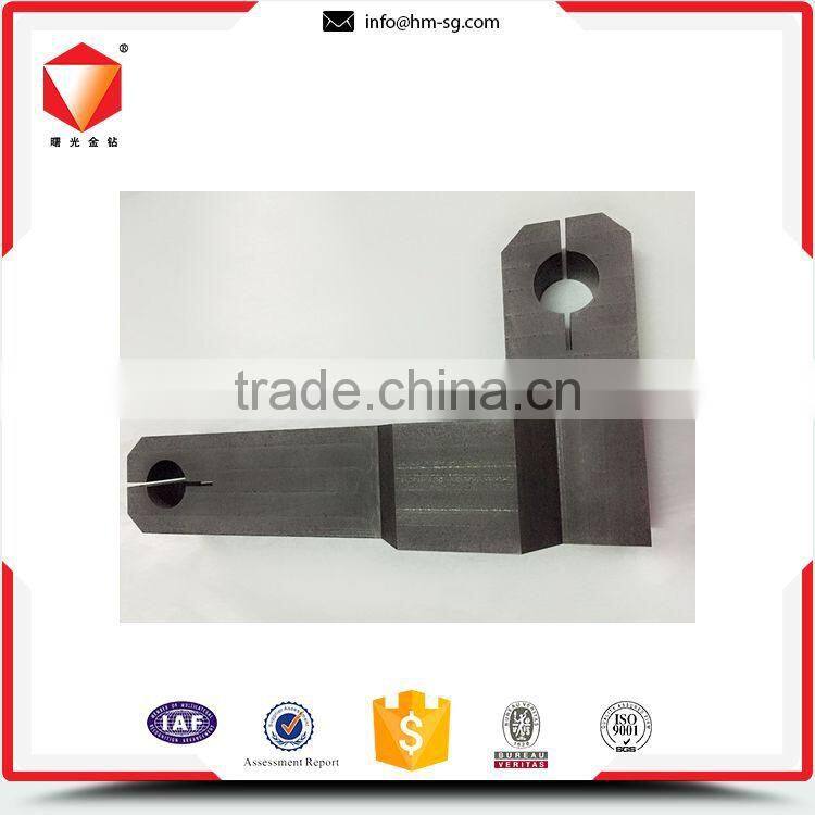 Factory custom good-hardness high purity graphite mould part