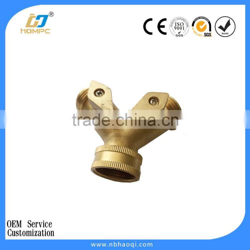 Design promotional brass hose Y connector