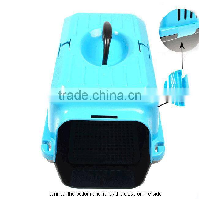 Luxury Plastic Portable Dog Travel Cage/ Dog Transport Cage/ Dog Carrier