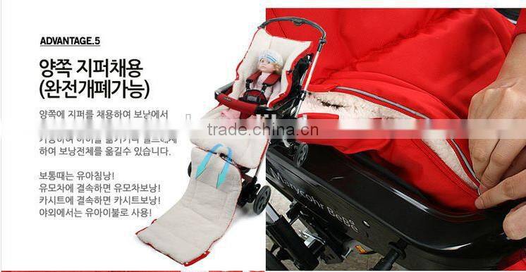 New Multi function baby sleeping bag Envelope type warm baby sleeping bag winter thick and cotton carts