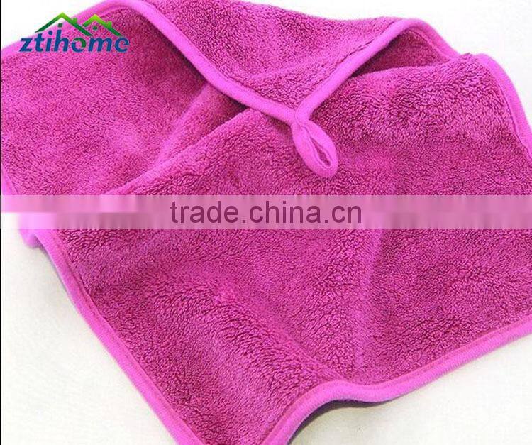 Super Absorbent kitchen cleaning microfiber cloth with hanger