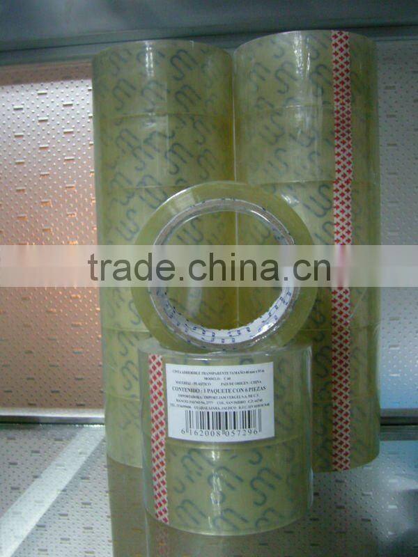 Transparent BOPP packing Tape