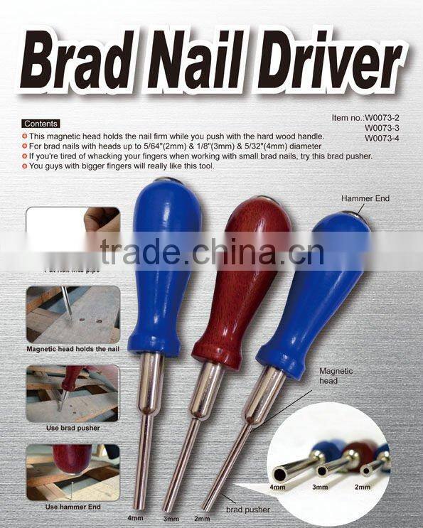 Brad Nail Driver with Hammer End