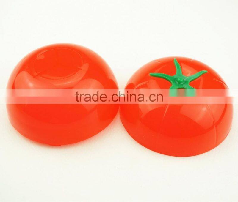 41054 tomato Shaped Plastic Saver/Storage Box/Storage Container with FDA/LFGB