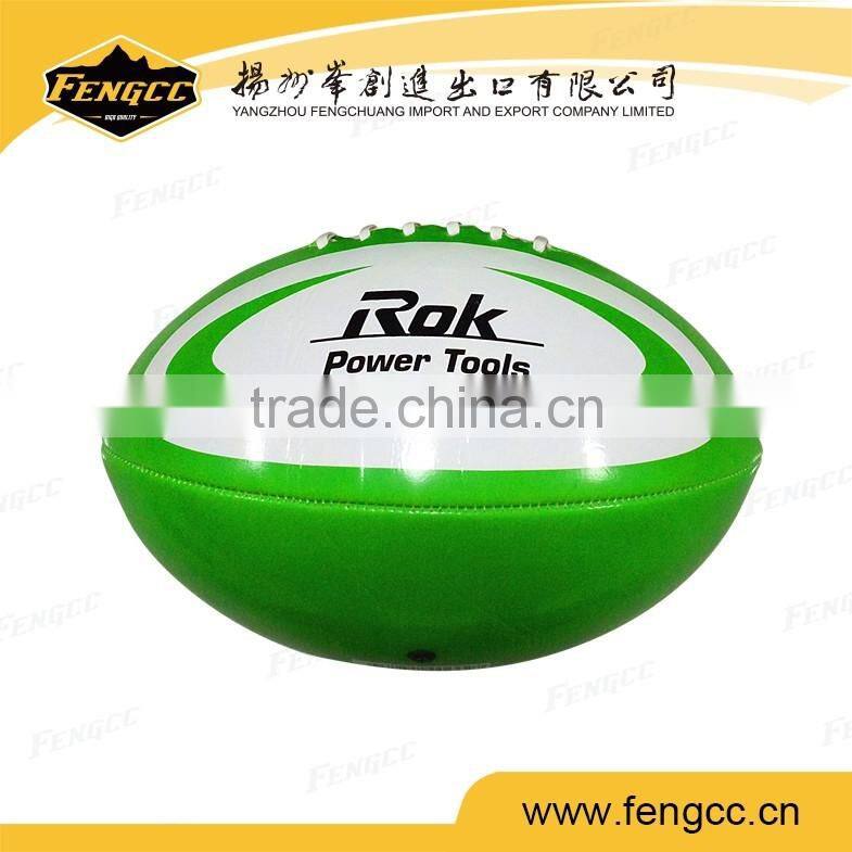 customized promotional pvc machine sewn American football