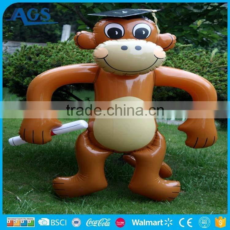 Low Price monkey shape inflatable animal for promotion