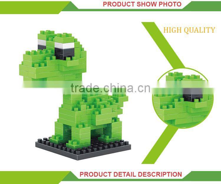 Hot sale children intelligence toys puzzle mini dinosaur building blocks