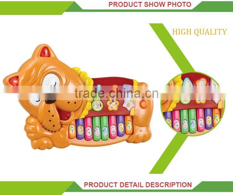 Hot sale educational musical instrument cartoon electric piano toy