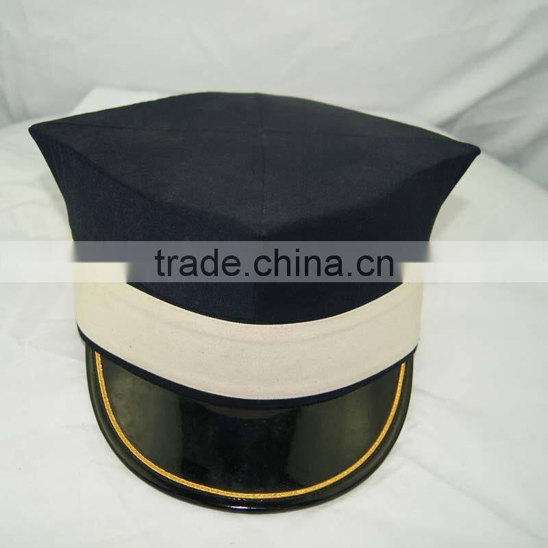 high quality navy blue military hat