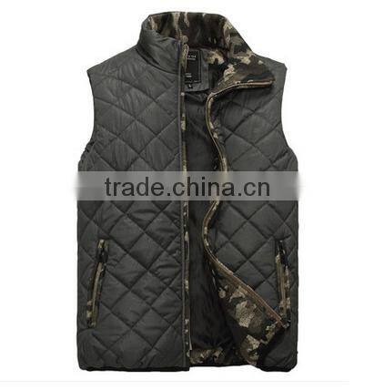Men's quilt cotton fashion vest