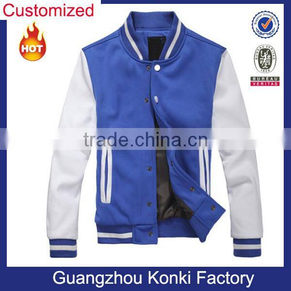 Best seller top quality fashion blue cheap American baseball jackets