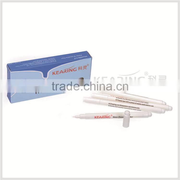 Kearing brand non toxic blue ink 0.5mm thinner tip Water erasable pen with conform to ASTM and EN71 #WB05
