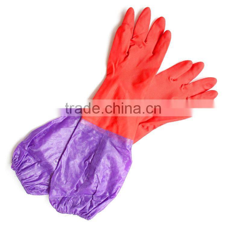 GZY 2015 waterproof and oilproof housework gloves latex