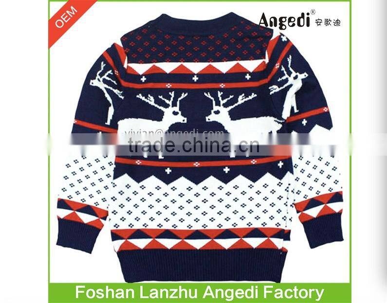 new modern Men's knitted Christmas sweaters xmas Jumpers in deer pattern