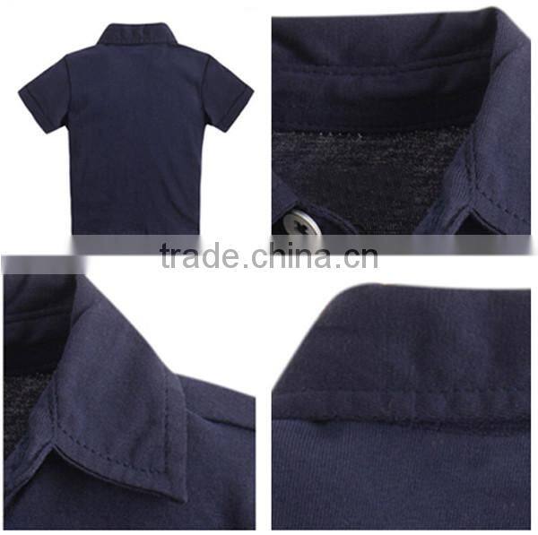 2015 New design kids polo shirts wholesale made of 100% cotton