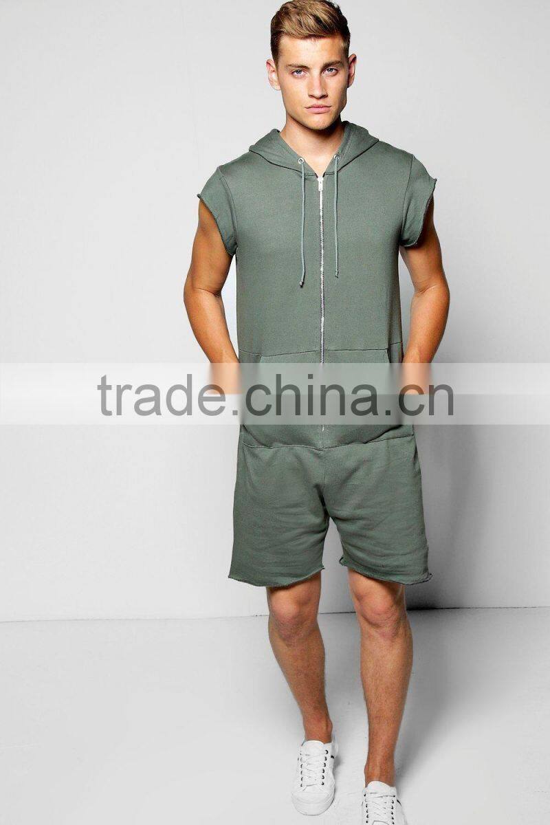New in tracksuit for men army green short sleeves suits custom your own