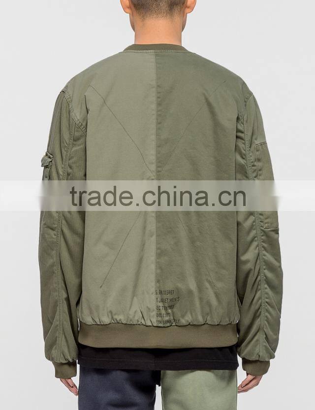 2017 wholesale classic men women custom army green camo bomber jacket