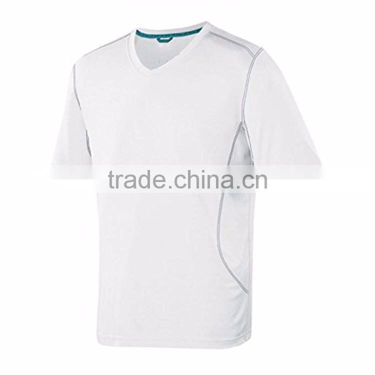 Best Price Cotton Plain V Neck T Shirts Men Blank Tshirt anti- fatigue t shirt From China Manufacturer
