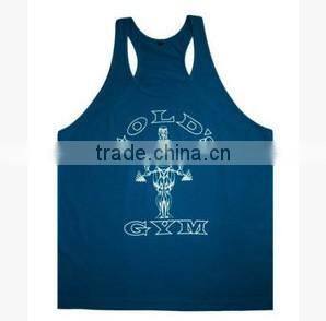 Gym Stringer Tank Top Men Bodybuilding Clothing and Fitness Mens Sleeveless Shirt Sports Vests Cotton Singlets Muscle Tops