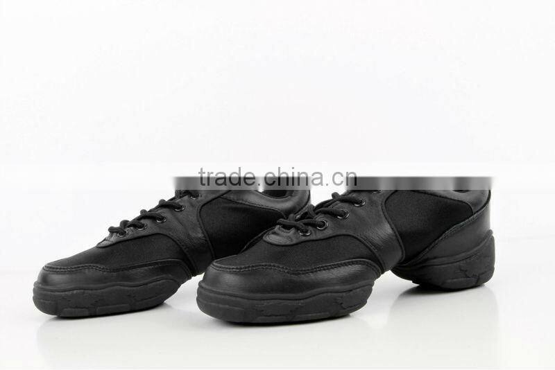 Revolution Dancewear Black Suede Mesh Jazz Hip Hop Sneaker Shoes 0907
