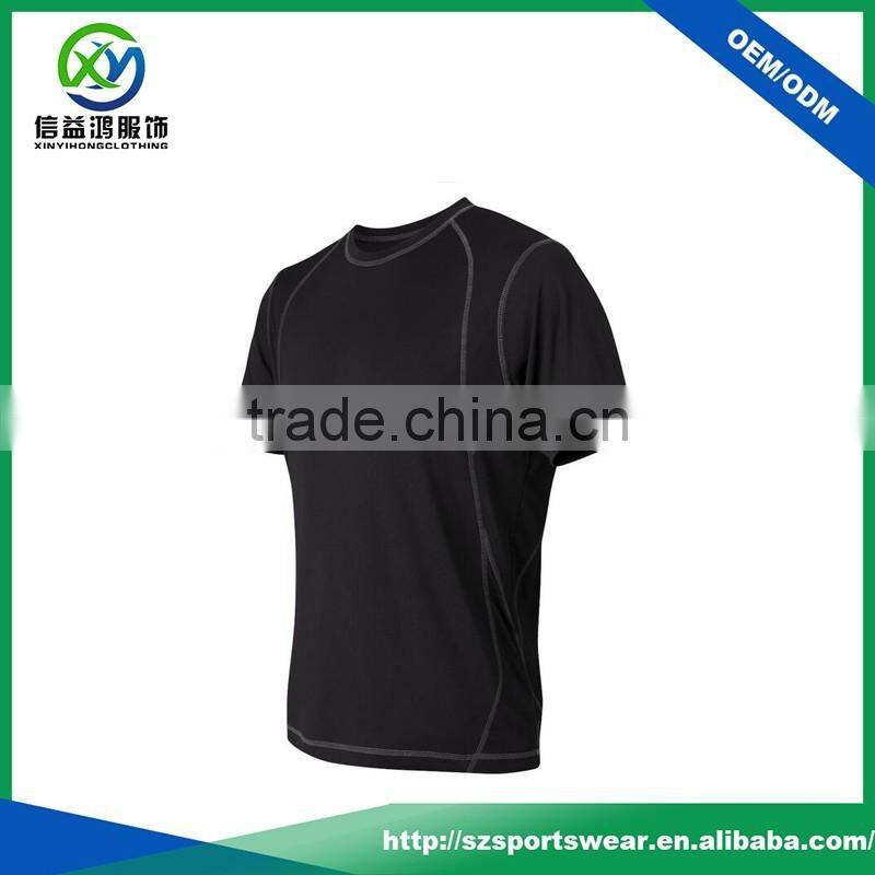 Hot Sale 95%Cotton 5%Spandex Crew Neck Plain Men's T Shirt Wholesale China