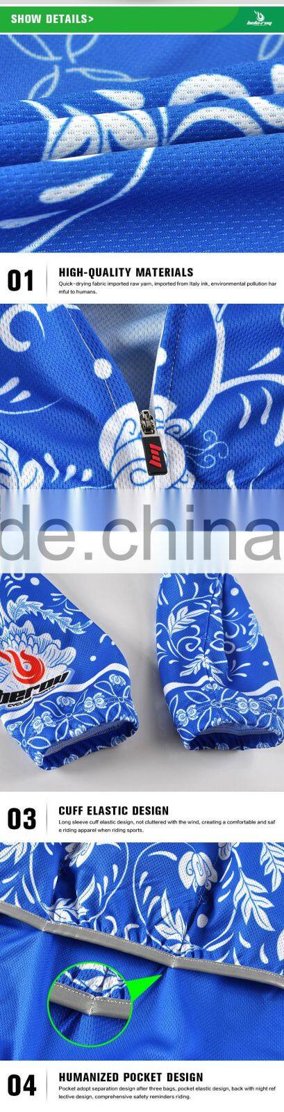 BEROY Accept One Piece Order Cycling Shirt, Fashion Cycling Wear Jersey Top