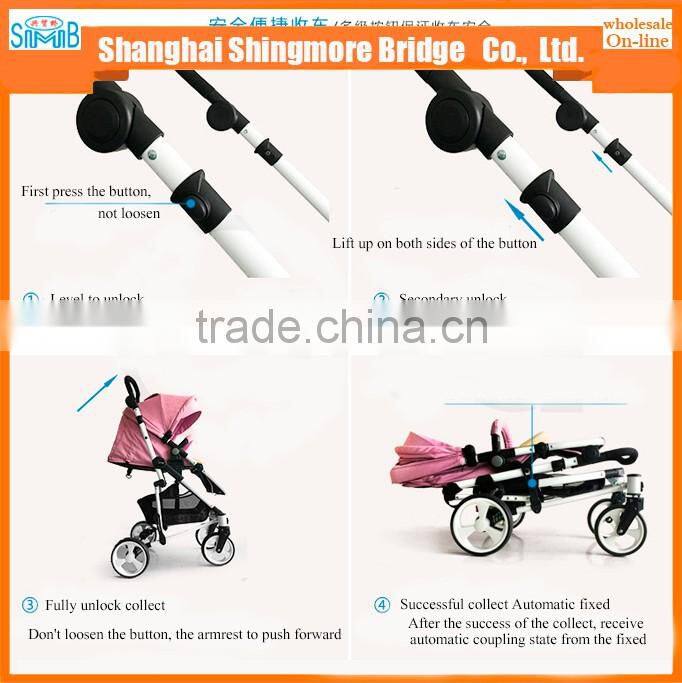 2016 China baby stroller factory hot wholesale baby stroller pram baby walker