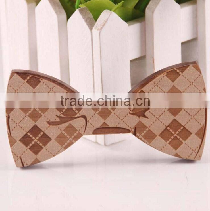 Wooden Bow Tie Novelty Men's Gifts Wood Wedding Wood Tuxed Bowtie Necktie