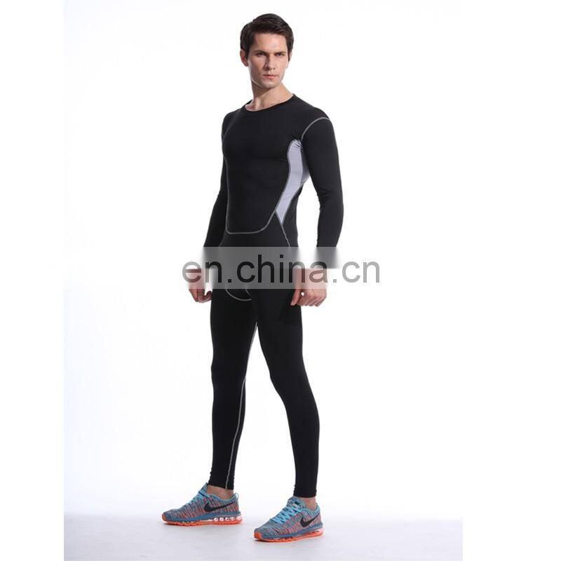Moisture-wicking man sports compression wear