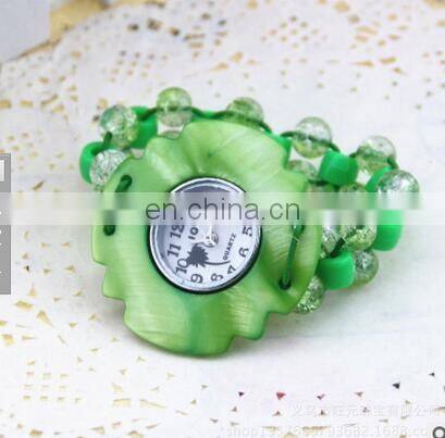 New Fashion Assorted Beach Watch Coconut Shell Bracelet Watch Palm Vintage wristwatch Ethnic Brazilian Fashion watch