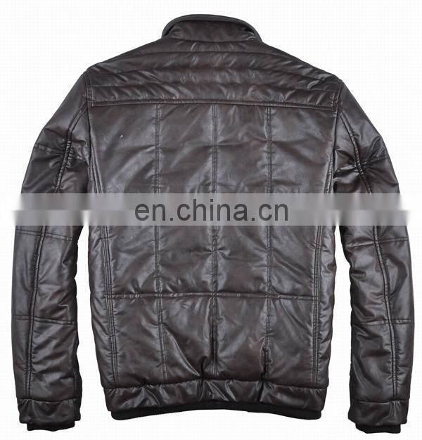 2015 new model istanbul garment pU leather jacket