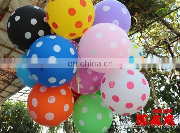Christmas & new Year decoration balloon metallic polka dot balloon