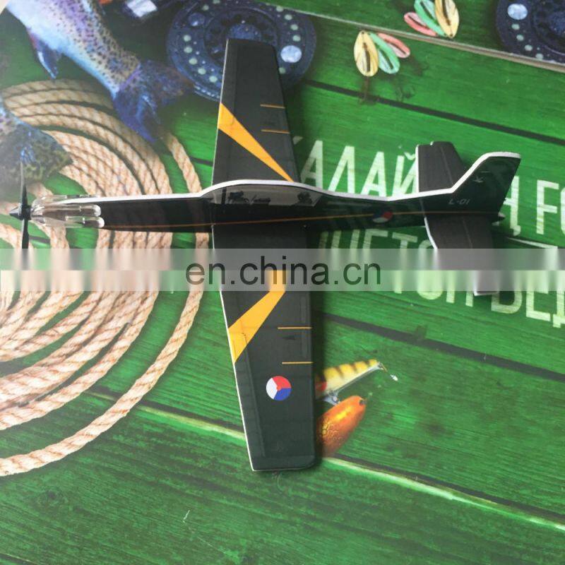 Custom printed foam plane glider